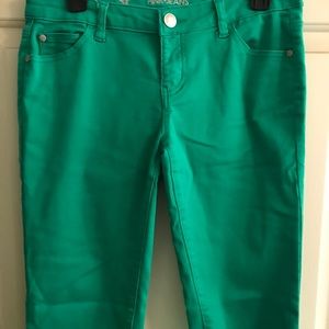 Low rise skinny jeans